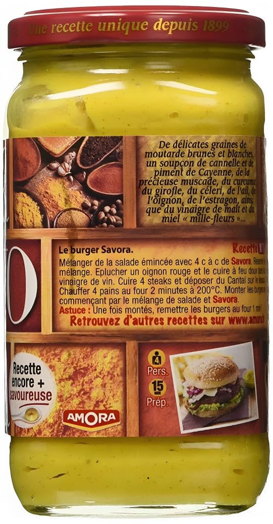 Amora Savora - Mostaza Dijon 385 gr x 2 uds - Pack Promoo