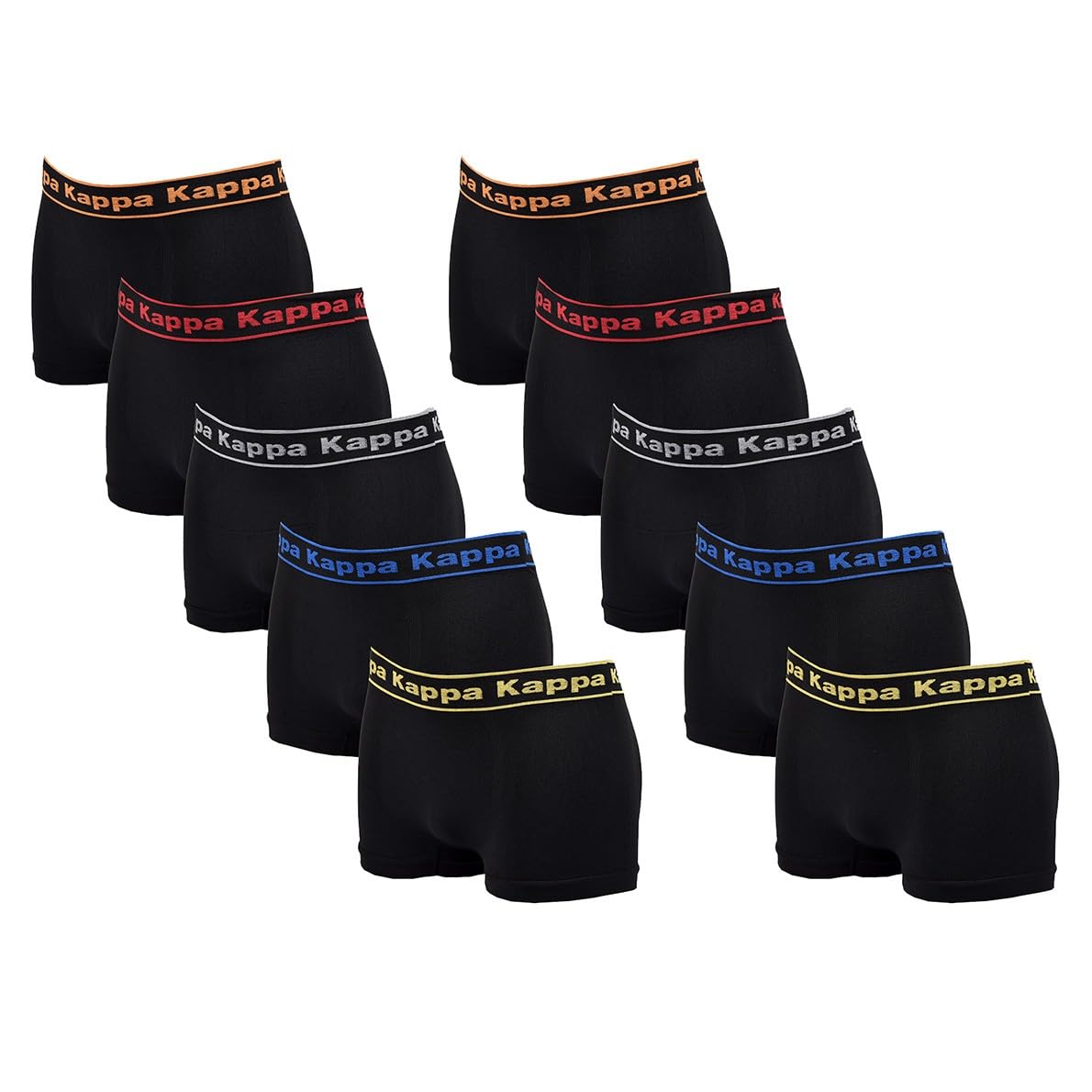 OZABI Kappa - Boxer da uomo Seamless – Biancheria intima traspirante e anti-irritazione – vestibilità classica, in vita elastica confortevole