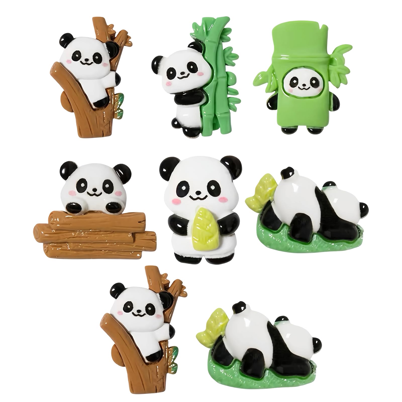 8pcs Mini Panda Fridge Magnets, Fridge Magnets Set - Cute Minimalist Decorative Magnets, Suitable for Kitchen, Office Whiteboard, Cabinets, and Dishwasher, Idea Home Decoration Gift-image-47