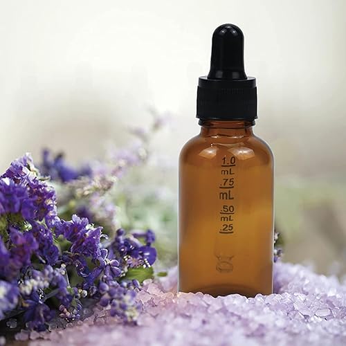 Miniatura 4 de Z-synka Paquete de 10 botellas de vidrio ámbar de 2 onzas con gotero, protección UV, para aceites esenciales, suero, líquidos