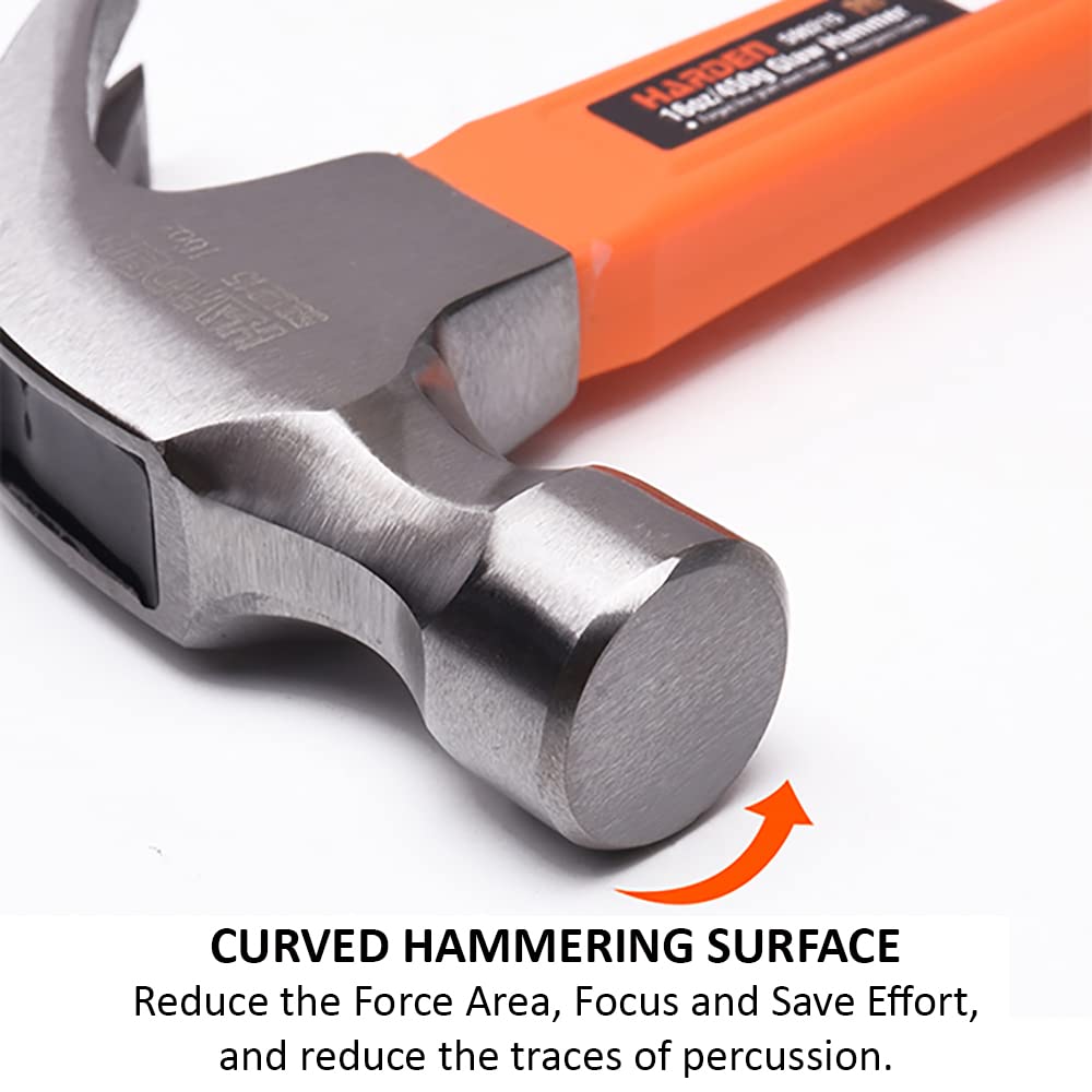 Harden Claw Hammer - Fiberglass Handle -5