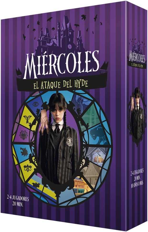 Mixlore | Miércoles | Juego de Mesa Cooperativo para Adultos y Familias | A Partir de 10 Años | De 2 a 4 Jugadores | 20 Minutos por Partida | Español
