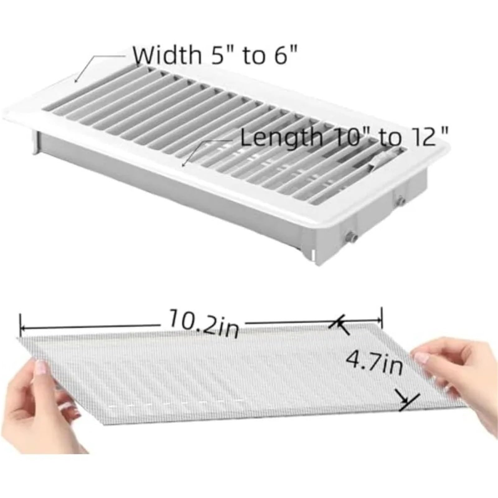 Griglie Di Ventilazione 4 coperture for ventilazione bianche per interni