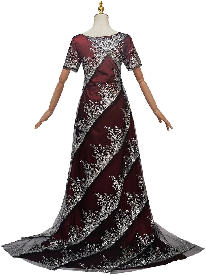 Willyacos Titanic Rose Cosplay Costume - Red Dewitt Bukater Dress, Dinner Outfit for Women - Image 5