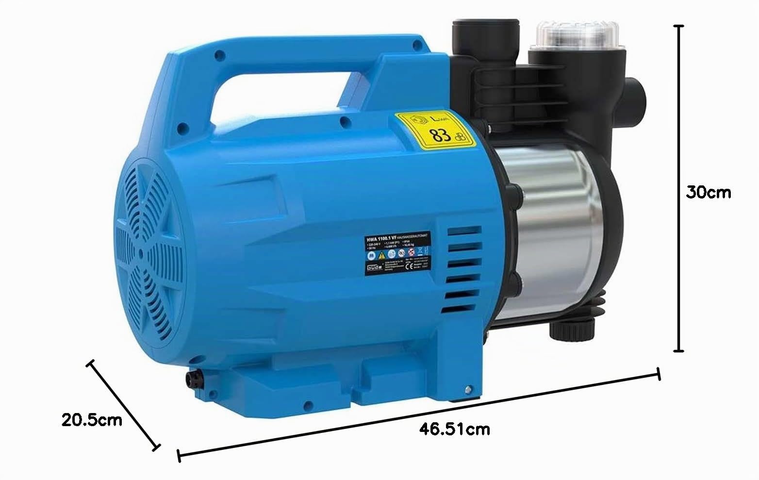 Güde HWA 1100.1 VF Hauswasserpumpe Gartenpumpe