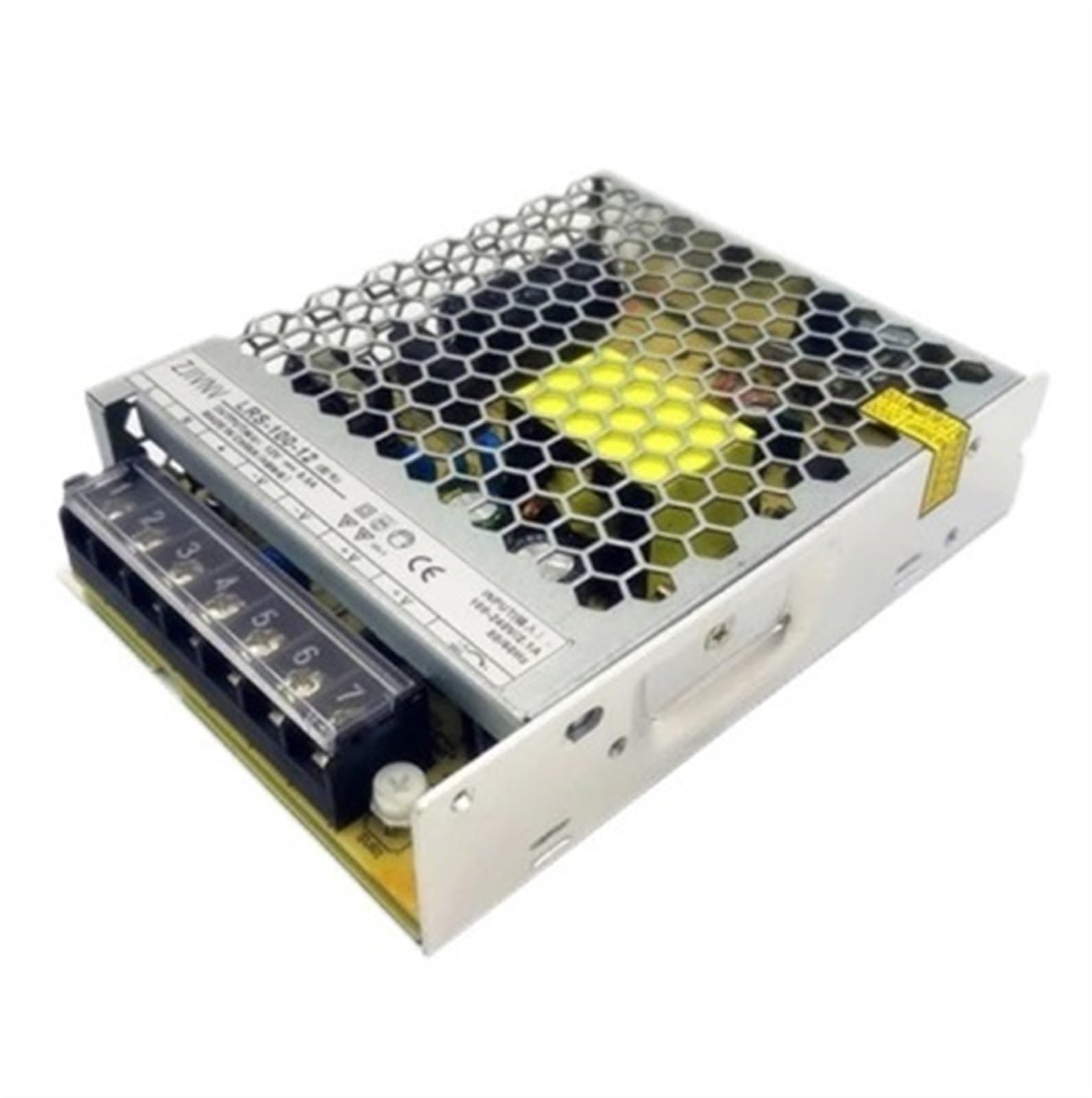 Alimentation SMPS 100W sortie unique LRS-100 pour une tension d'une pureté totale