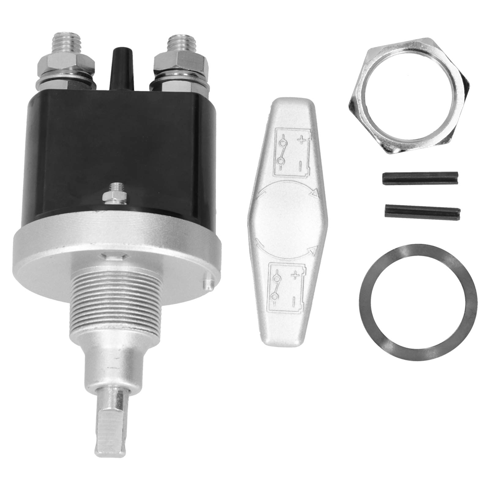 1500A 48V Battery Isolator Power Cut Off Switch for Marine Boat Car Motorcycle, Made of ABS and Aluminium Alloy, Compact Size, Easy Installation