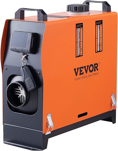 Miniatura 9 de VEVOR Calentador de aire diésel, calentador diésel integrado de 12 V 5 KW con control remoto y pantalla LCD, solución de calefacción diésel compacta