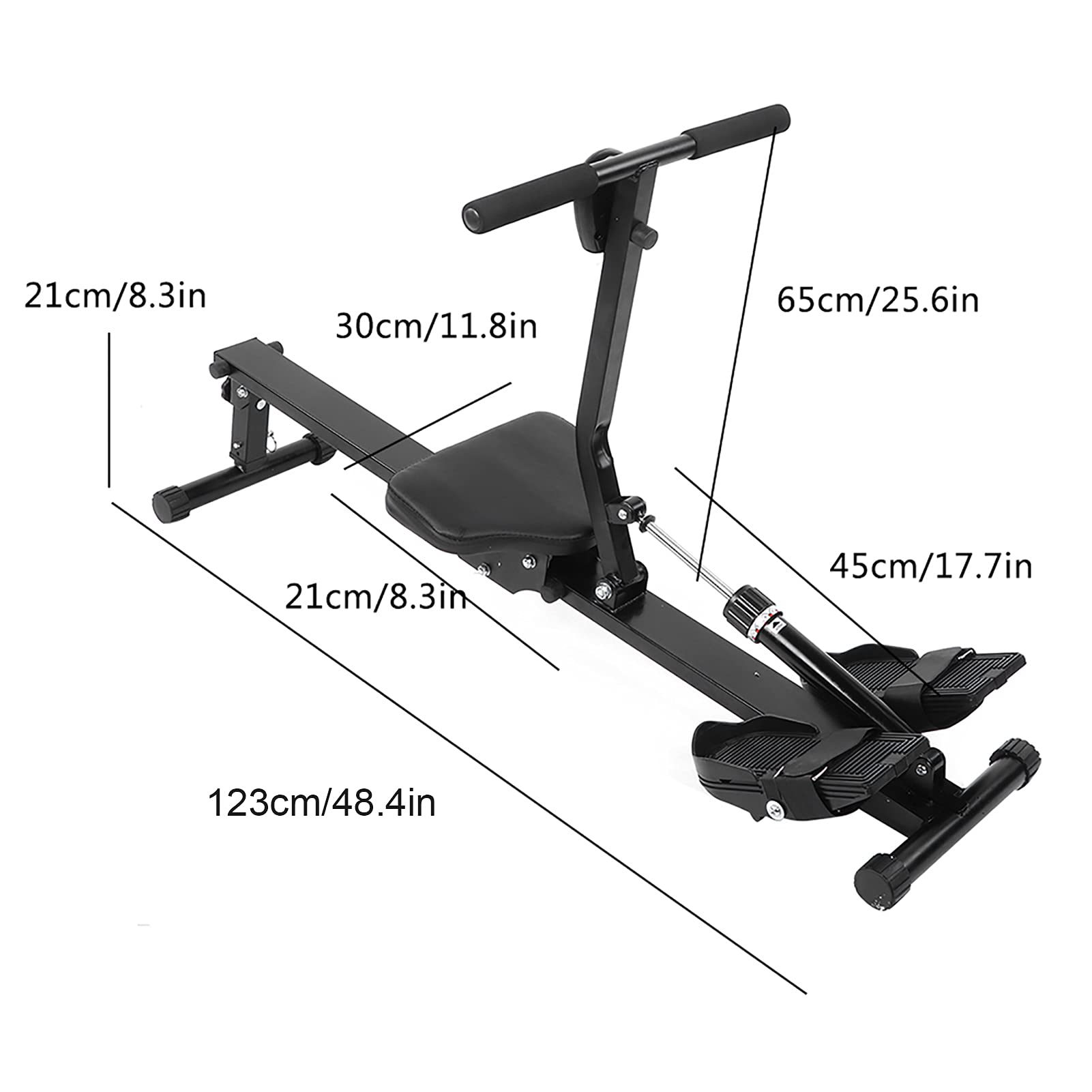 Yctze Wioślarz do ćwiczeń w Domu Rower z Cyfrowym Urządzeniem do Wiosłowania w Domu, Wioślarz, Fitness, ćwiczeń w, Aerobiku, Cyfrowy M