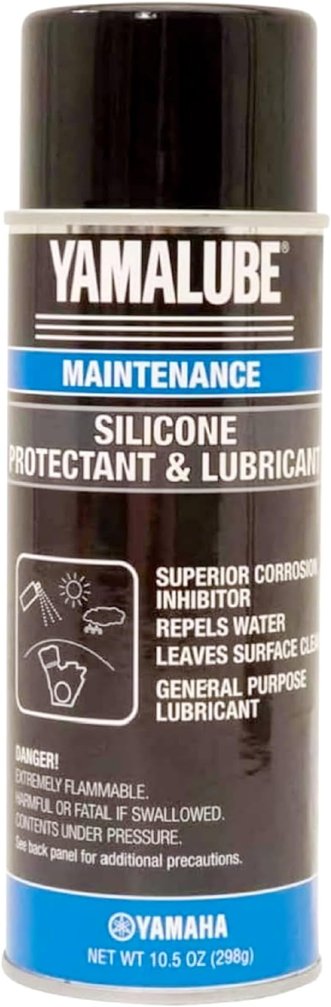 Yamaha Yamalube Silicone Spray Protectant and Lubricant- 10.5 Ounce, #Acc-SLCNS-PR-AY