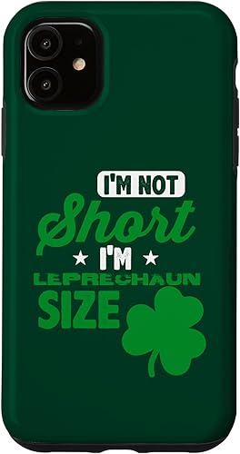 Miniatura 10 de Funda divertida para iPhone 12 Pro Max Leprechaun para personas cortas del día de San Patricio