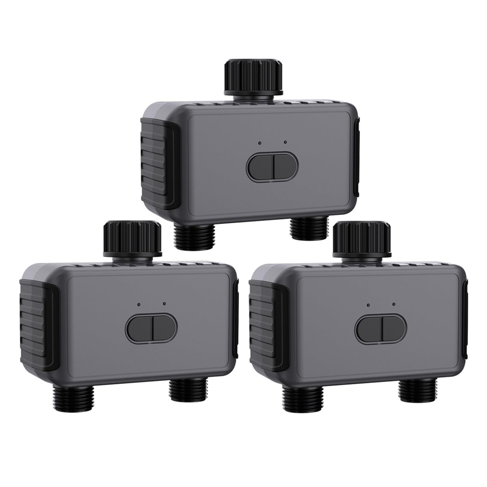 Smart Watering Timer IP55 Bluetooth WIFI Garden Automatic Irrigation System Drip Sprinkler Controller Valve Life Tuya Water Conservation(3PCS-SGW08)