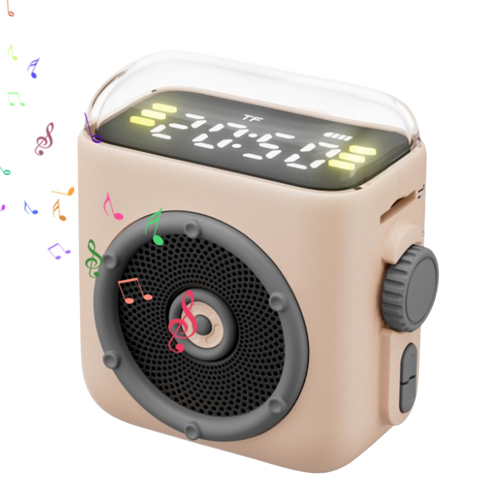 Wireless Speaker Magnetic Sound Machine - Computer Speakers with Back Clip - for Study Room Car Picnic Party