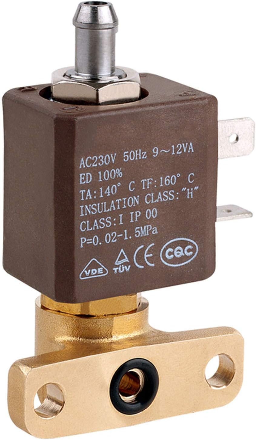 AC230V 1.5mm Normally Open 2/2Way N/O High Pressure Water Gas Steam Solenoid Valve Electric Valve