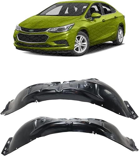Nuevos forros de guardabarros delantero derecho del pasajero y del lado izquierdo del conductor para Chevrolet Cruze 2016-2019 Reemplazo directo