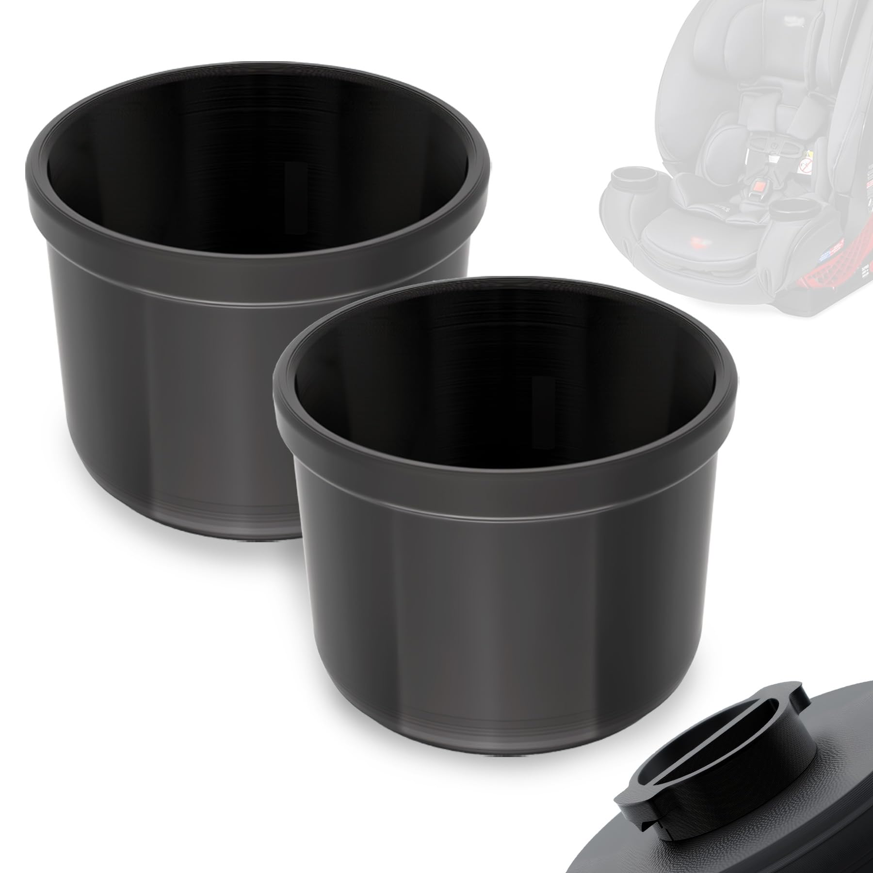 Amazon.com: Set of 2 Cup Holder Replacement for Britax One4Life Car Seats  Cup  Holder for Child Car Seat (Dishwasher Safe) : Automotive