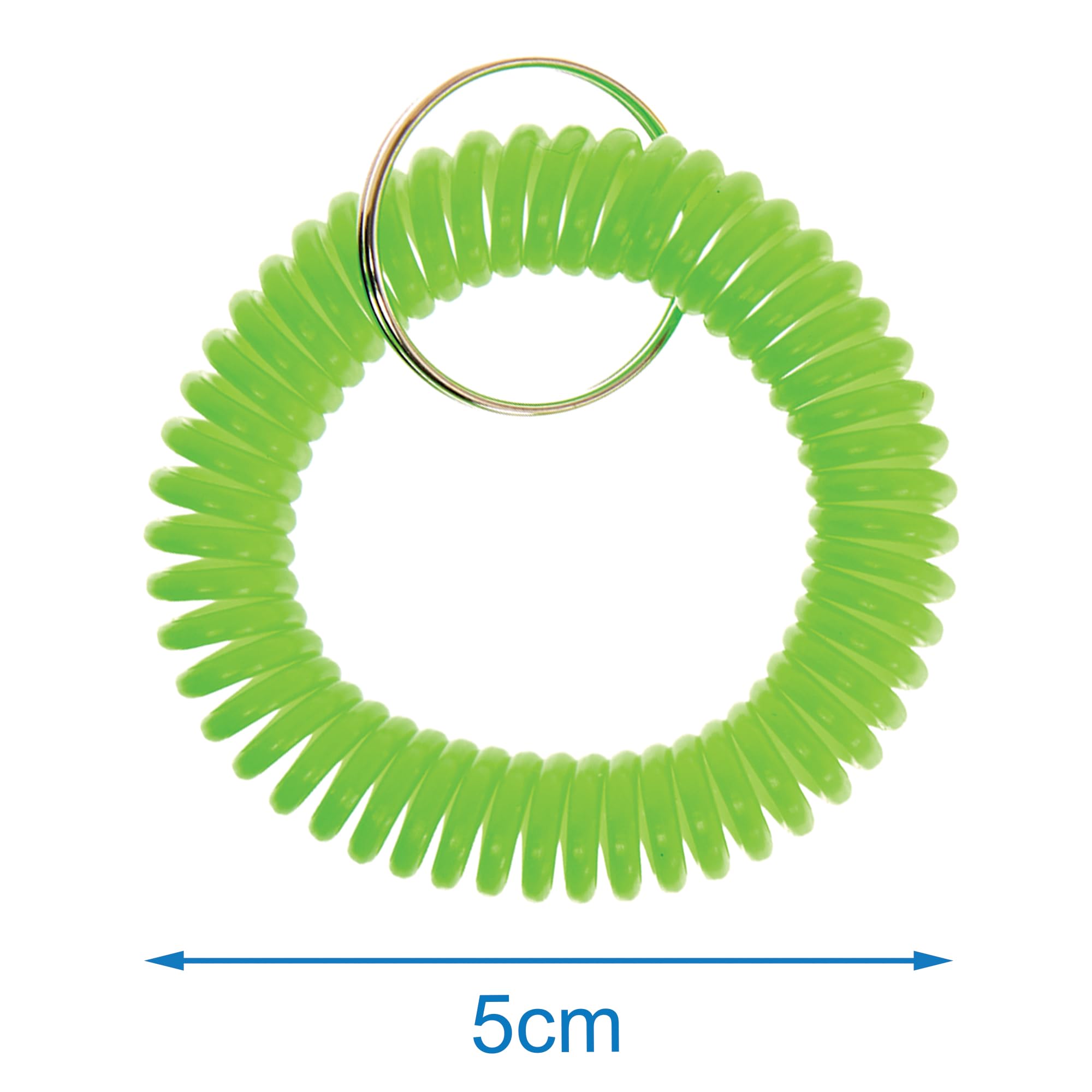 Baker Ross FN230 Spiral Keychains - Pack of 12, Keyring Party Bag Filler for Kids, Multicolour - Image 4