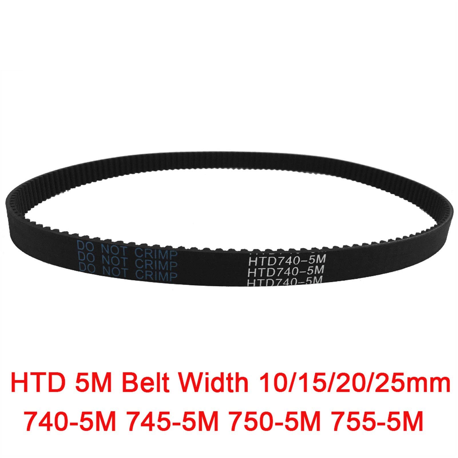 Cinghia Trasmissione Cinghia Di Distribuzione In Gomma HTD 5M Larghezza - Foto 4