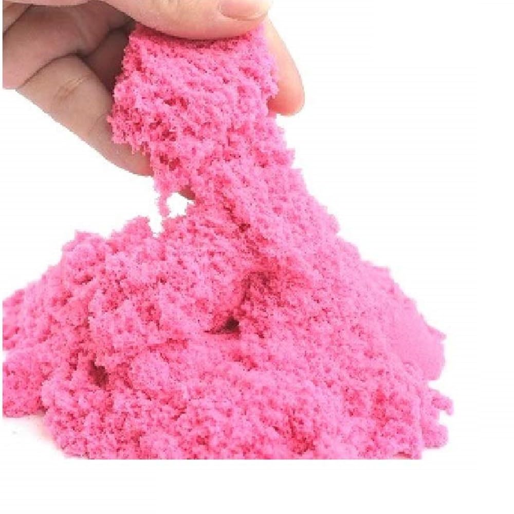 FunBlast Creative Sand for Kids – Natural Kinetic Sand, Smooth and Non-Sticky Sand for Kid, Soft Sand Clay Toys for Kids, Boys, Girls, Without Mould & Tray Approx. 500 Gm (Pink) (B0C94JW3TD) Amazon Price History, Amazon Price Tracker