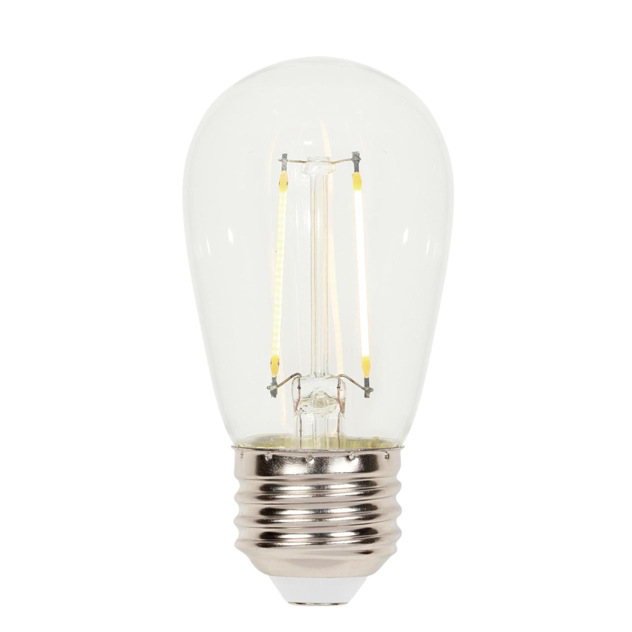Westinghouse Lighting 5281000 1 Watt 15 Watt Equivalent S14 Clear Filament LED Light Bulb Medium Base