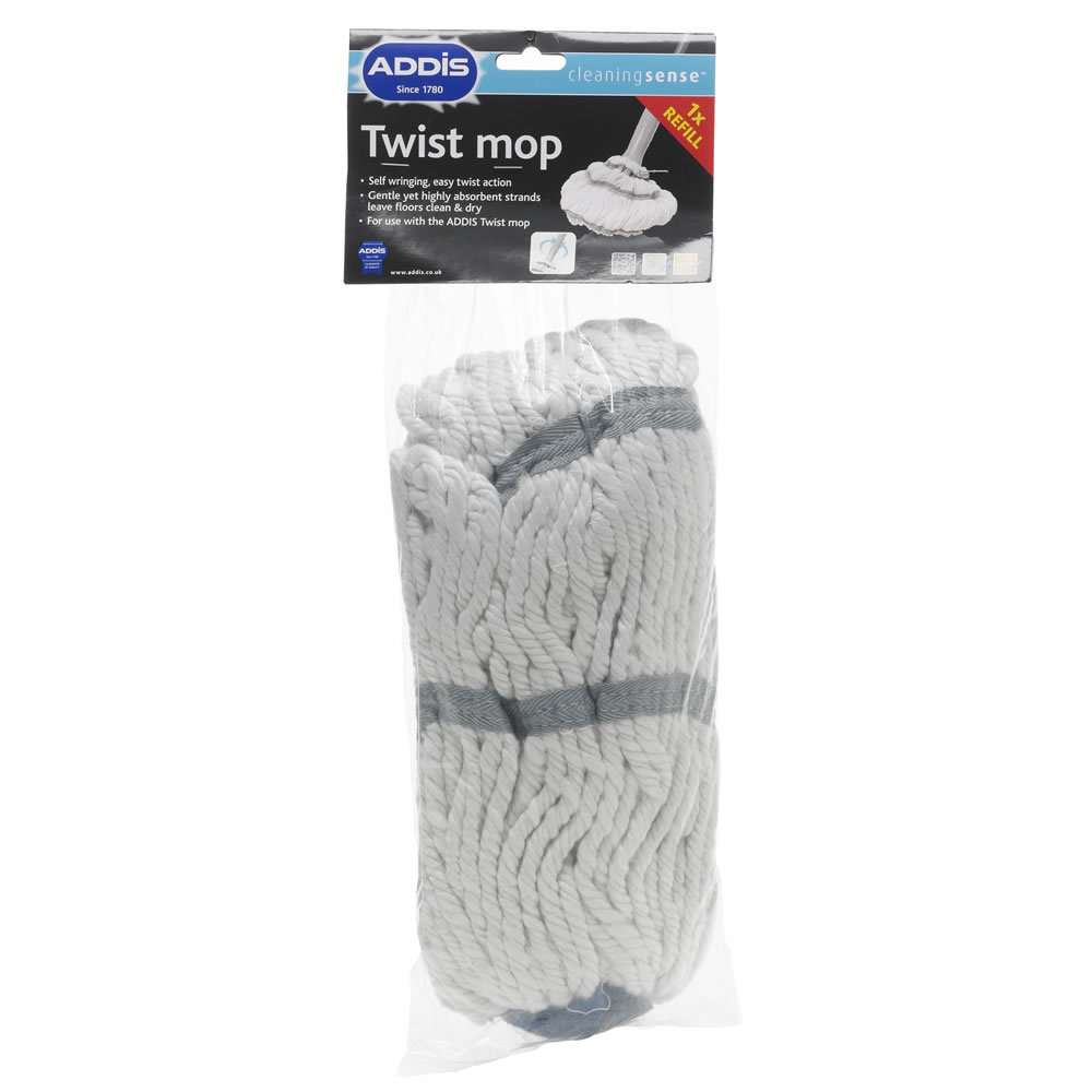 Addis Twist Absorbent Wringing Kitchen Floor Mop Refill