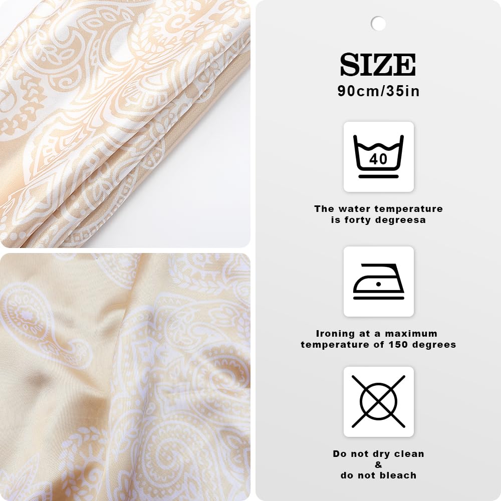 NZKNP Sciarpa in seta - Bandana da donna