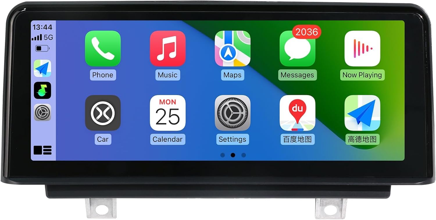 10.25 Inch Touchscreen Wireless CarPlay/Andriod Auto for 2012-2016 BMW 3/4/M3/M4 Series with NBT System Chassis designations: F30/F31/F34/F32/F33/F36/F80/F82/F83 Models