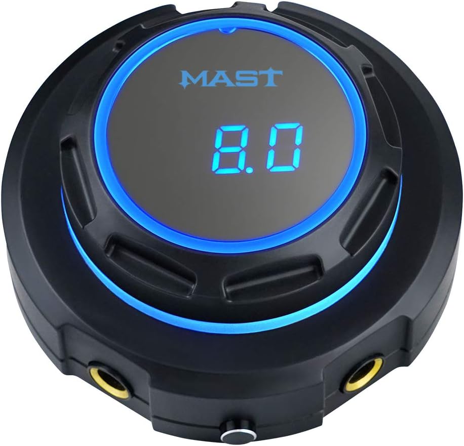 Mast Halo Tattoo Power Supply Box LCD Digital Display for Tattoo Machines