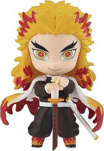 Miniatura 1 de Bandai Kyojuro Rengoku Demon Slayer Figura  Figura de anime Kyojuro de 3.1 in de anime y manga Demon Slayer  Figuras coleccionables de anime Merch