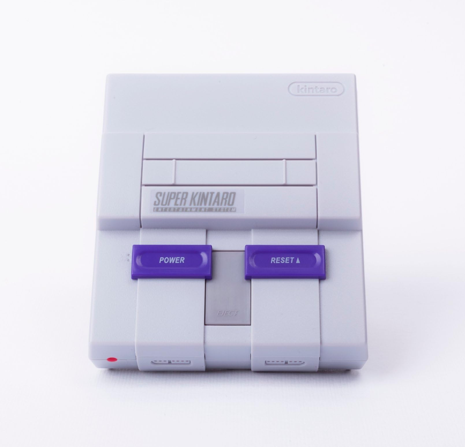 Kintaro Super Kuma 9000 - SNES Inspired Raspberry Pi Case with Functional Power & Reset Buttons, LED and Custom Aluminum Heatsink (Raspberry Pi Model 3B+)
