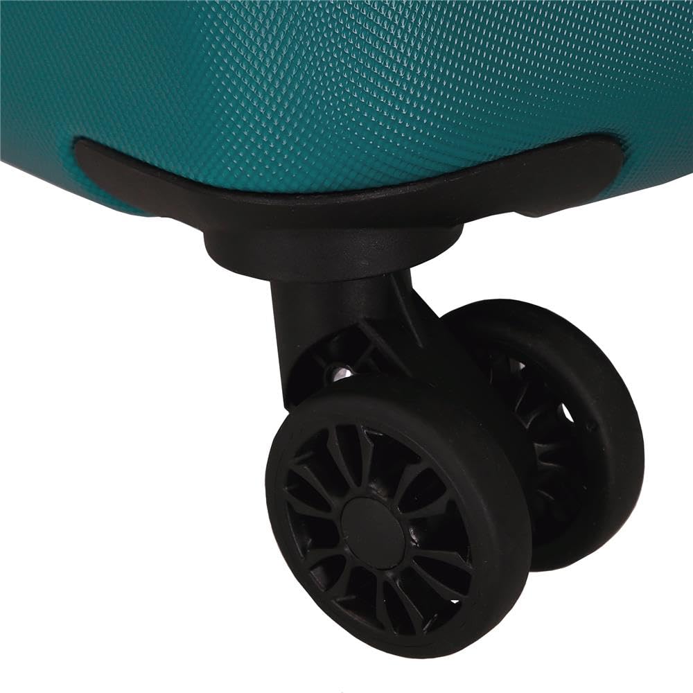 ROLL ROAD Flex Valise Rigide Fabriquée en ABS, Un matériau, Serrure à Combinaison latérale 4 Roues Doubles pour Bagage à Main, Intérieur Pratique avec Un Compartiment