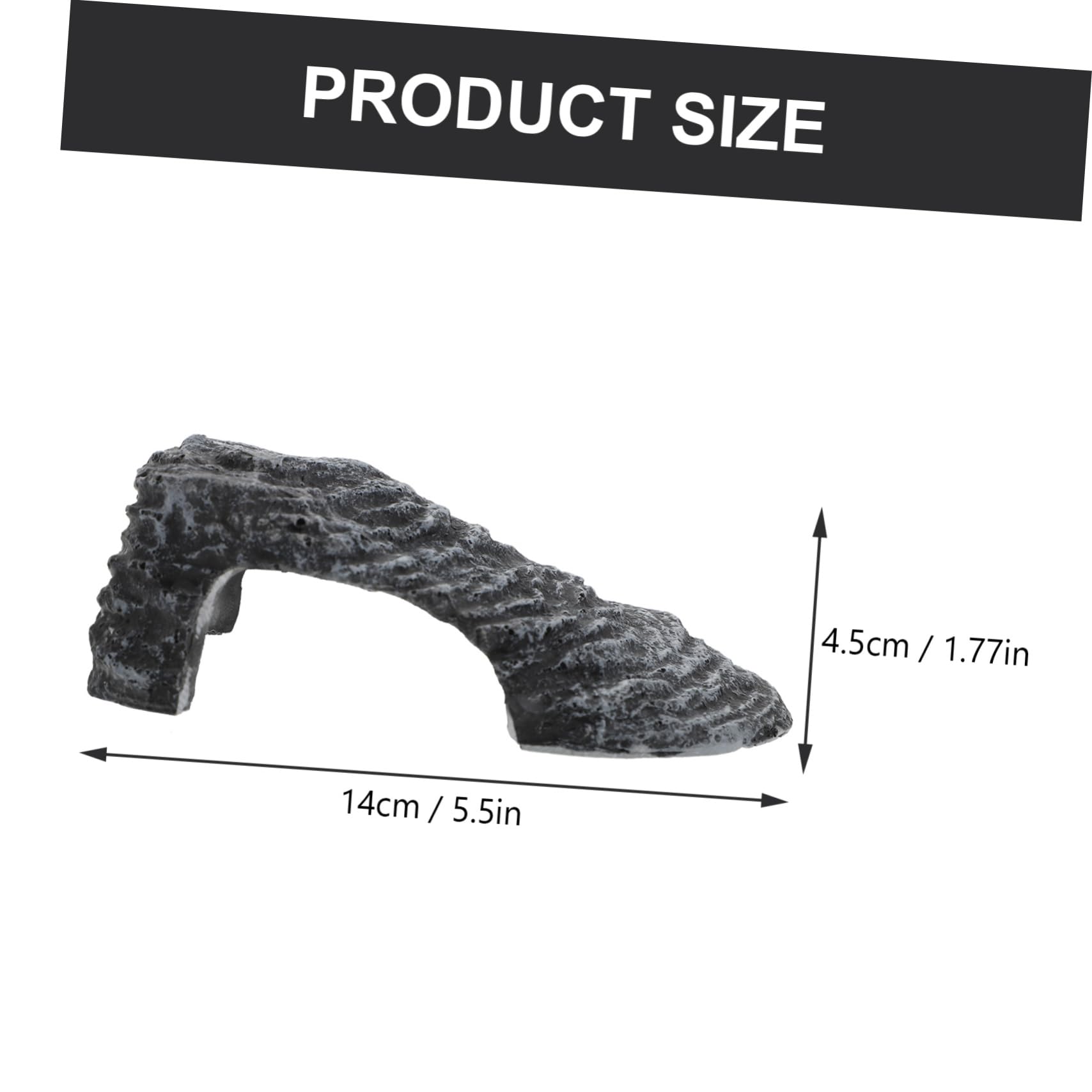 SEWOART Tortoise Accessories Simulated Rock Terrace Pet Turtle Accessories Reptile Platform