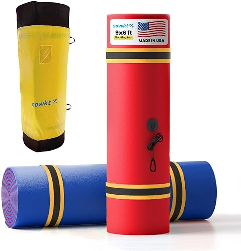 Vista 13 de Premium Made in USA Lily Pad Floating Mat for Lakes and Pools (9x6 & 12x6 ft) - Great for The Lake, Pool, Boat or as a Floating Dock - Giant Lilly