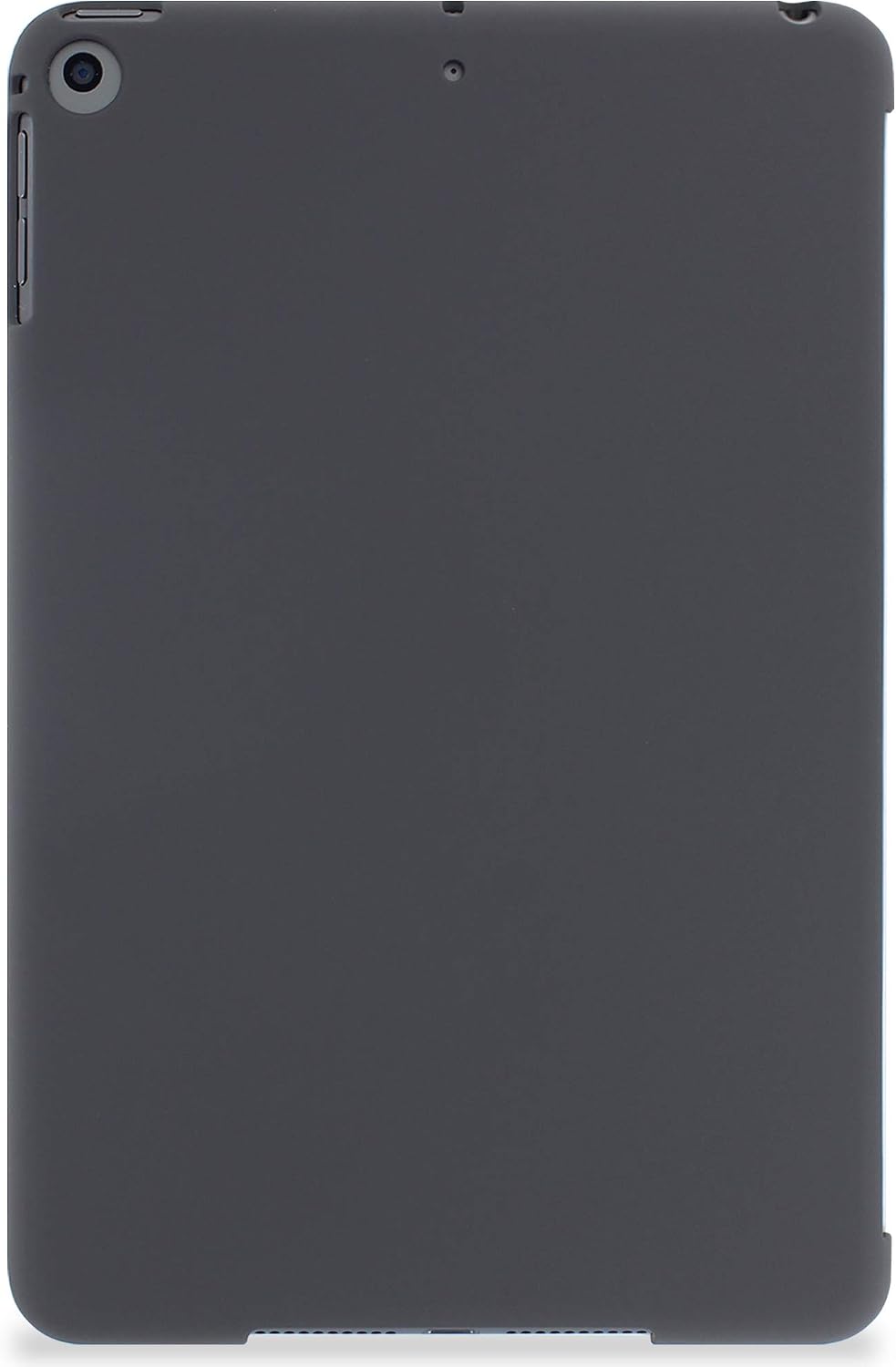 KHOMO Compatible with Apple iPad Mini 5 - Companion Case Cover - Perfect Match for Apple Smart Keyboard and Cover - Charcoal Gray Color