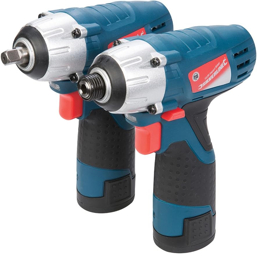 Silverstorm 262266 Impact Wrench and Driver Twin Pack, 10.8 V