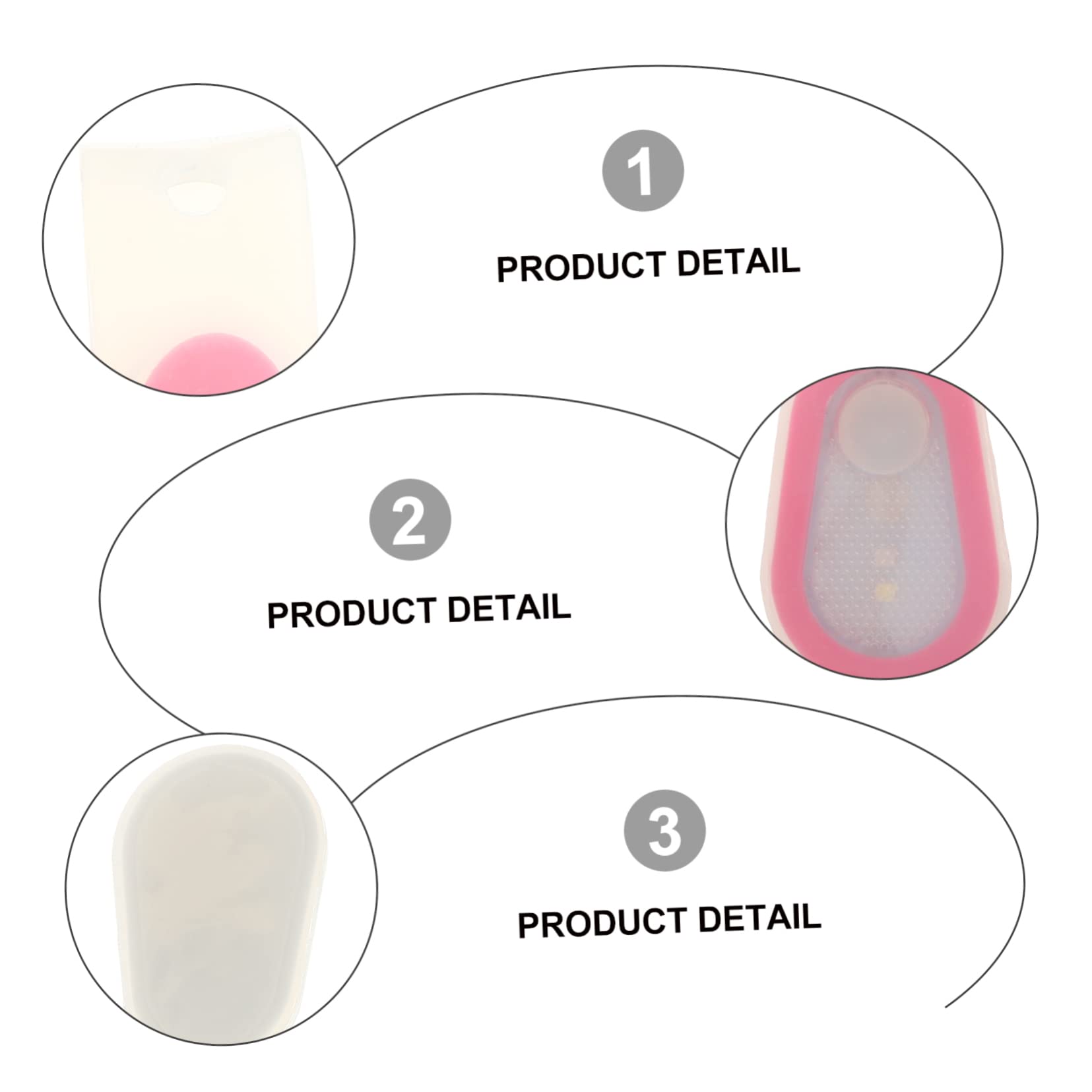 FOYTOKI 2 Pack Lightweight Backpack Clip Lights Portable Night Running Lights for Outdoor Activities