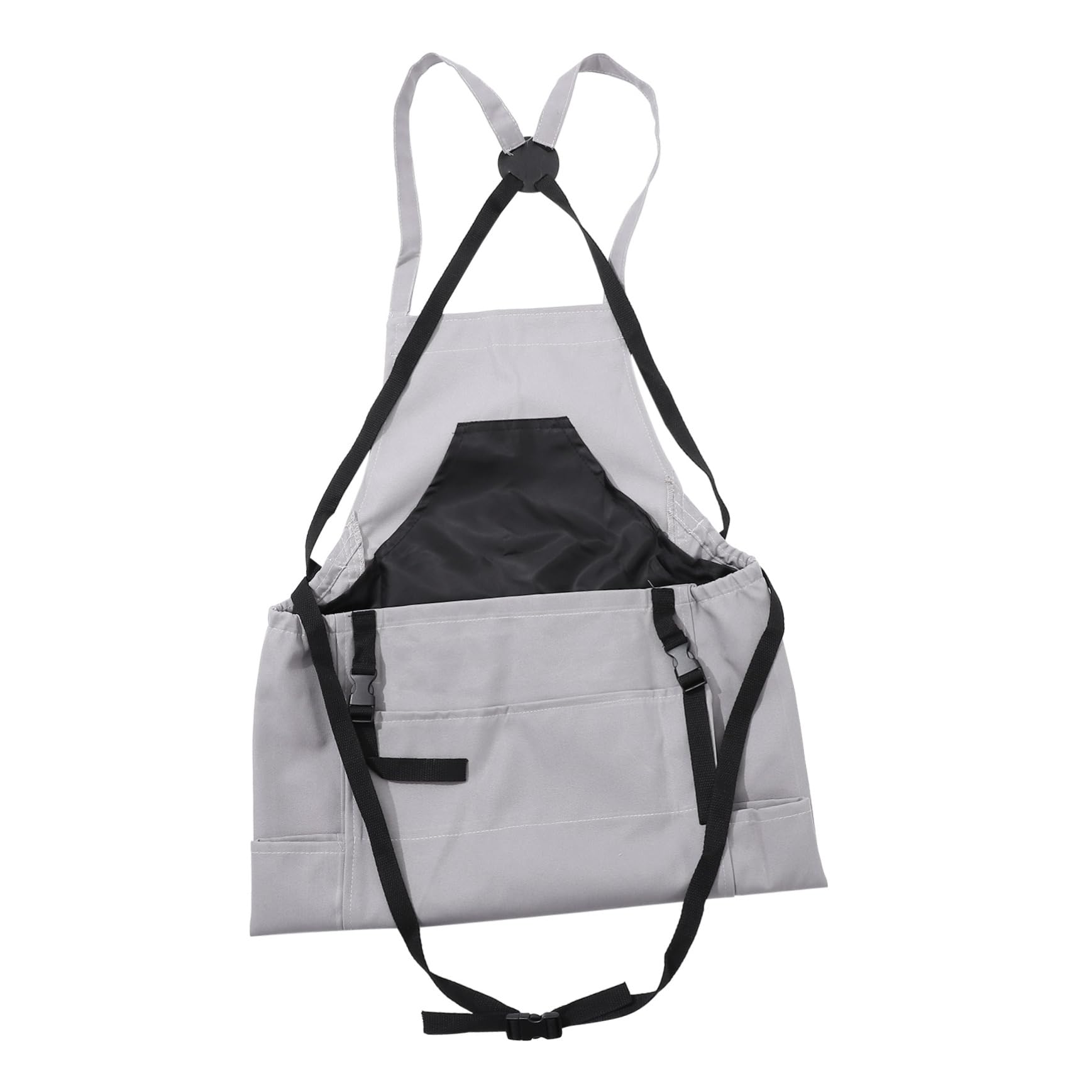 Happyyami Delantal de Jardinería con Bolsa para Herramientas de Recolección de Frutas y Verduras de Tela Oxford con Cinturón Ajustable para Huerto o Granja