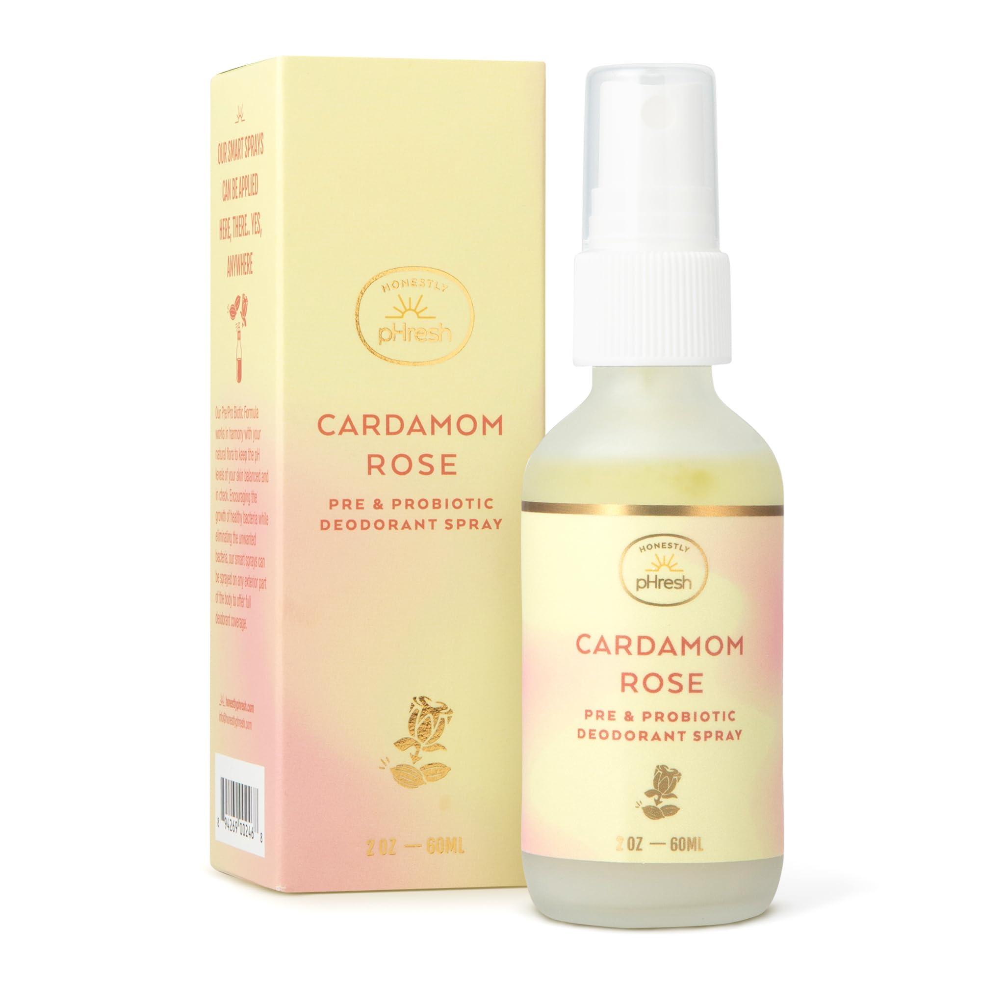 Amazon.com : Honestly pHresh Pre & Probiotic Deodorant Spray for