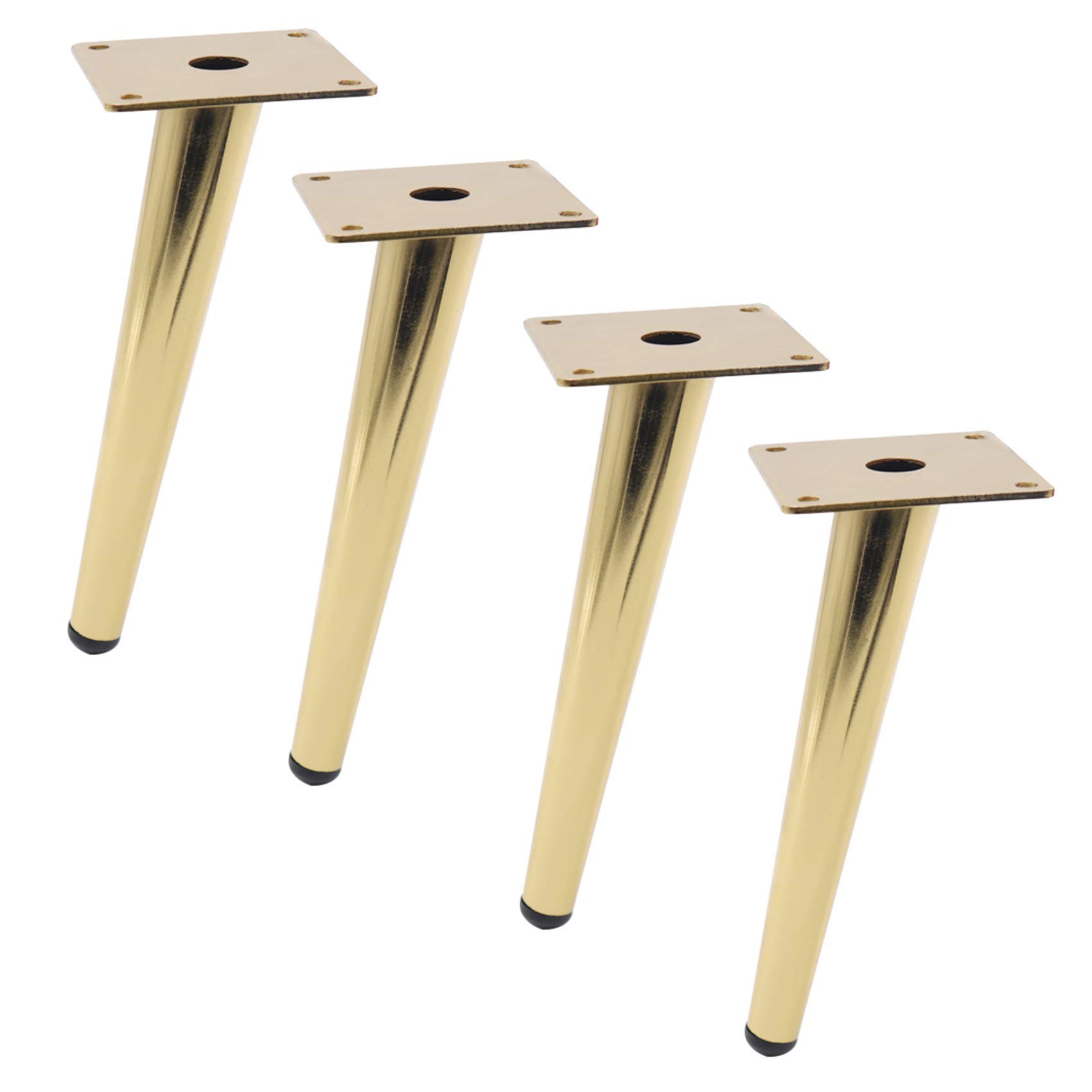 Set di 4 Gambe di Supporto per mobili, Gambe per divani, Piedini per armadi, Gambe per tavoli, Piedini per mobili TV, Piedini per mobili per tavolino, Gambe per mobili a Cono in Me