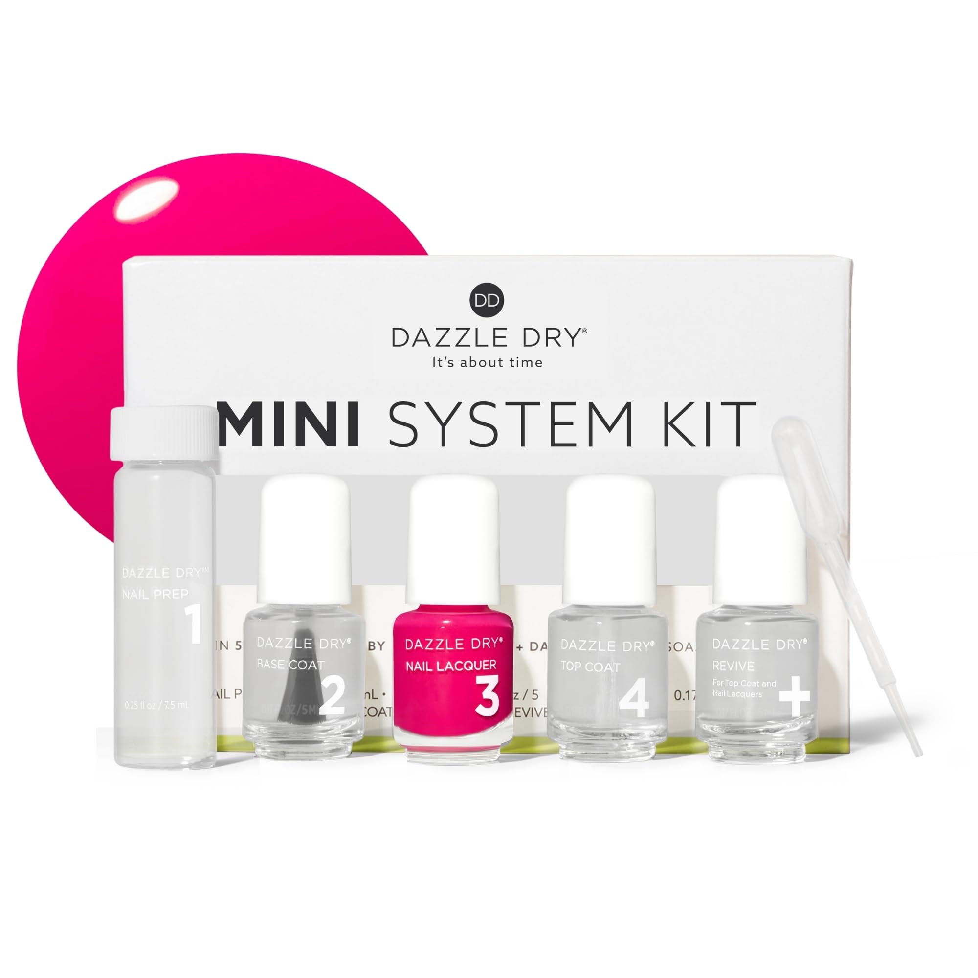 Dazzle Dry Mini Ballerina Nail Kit - 5-Step Air Dry -17 Dazzle Dry Mini Ballerina Nail Kit - 5-Step Air Dry -17