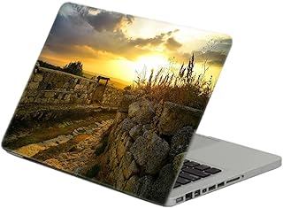 حافظة كمبيوتر محمول من تات، متعددة الألوان، بتصميم طباعة نسيج بصبغة سائلة لكمبيوتر محمول مقاس 15.6 بوصة - موديل 60