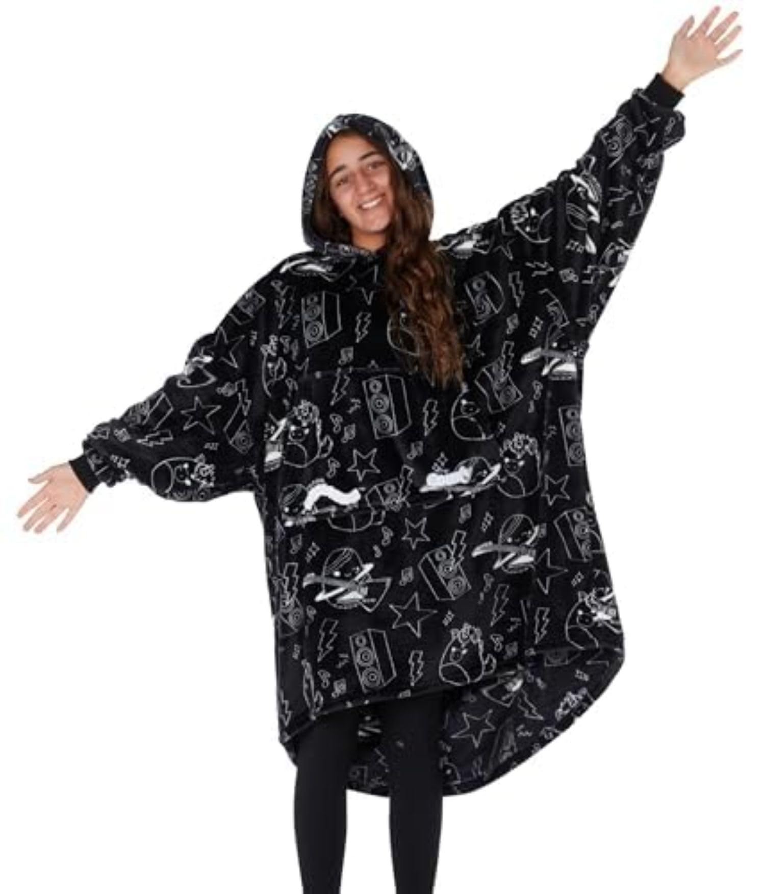 THE COMFY Dream Squishmallows Oversized Wearable Blanket Gifts for Women and Kids, Ultrasoft Plush Light Microfiber Blankets Seen on Shark Tank