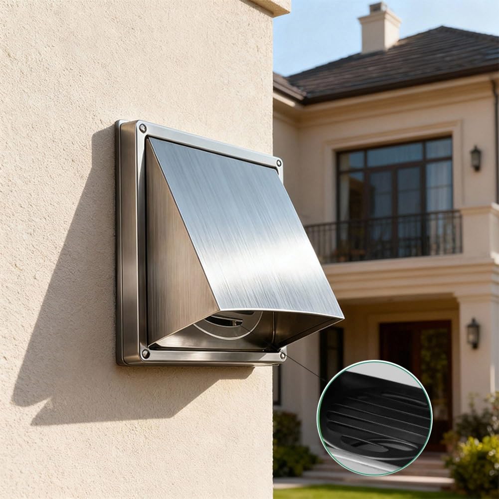 Cubierta de Ventilación de Acero Inoxidable de un Secador de Pared