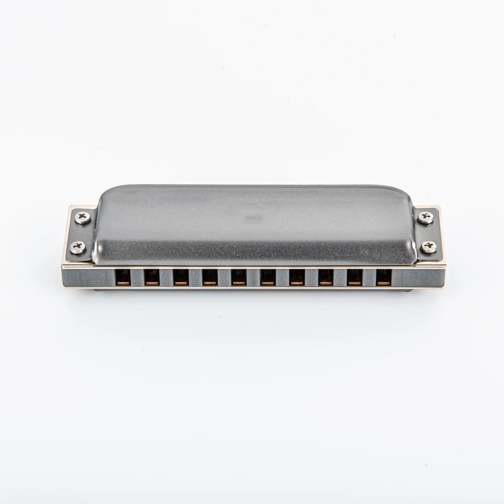 Zestaw Harmonijkowy 10-otworowa Diatoniczna Harmonijka Blues Harp Diatoniczna 10-otworowa Blues Profesjonalna Harmonijka Instrumenty Muzyczne(AB)