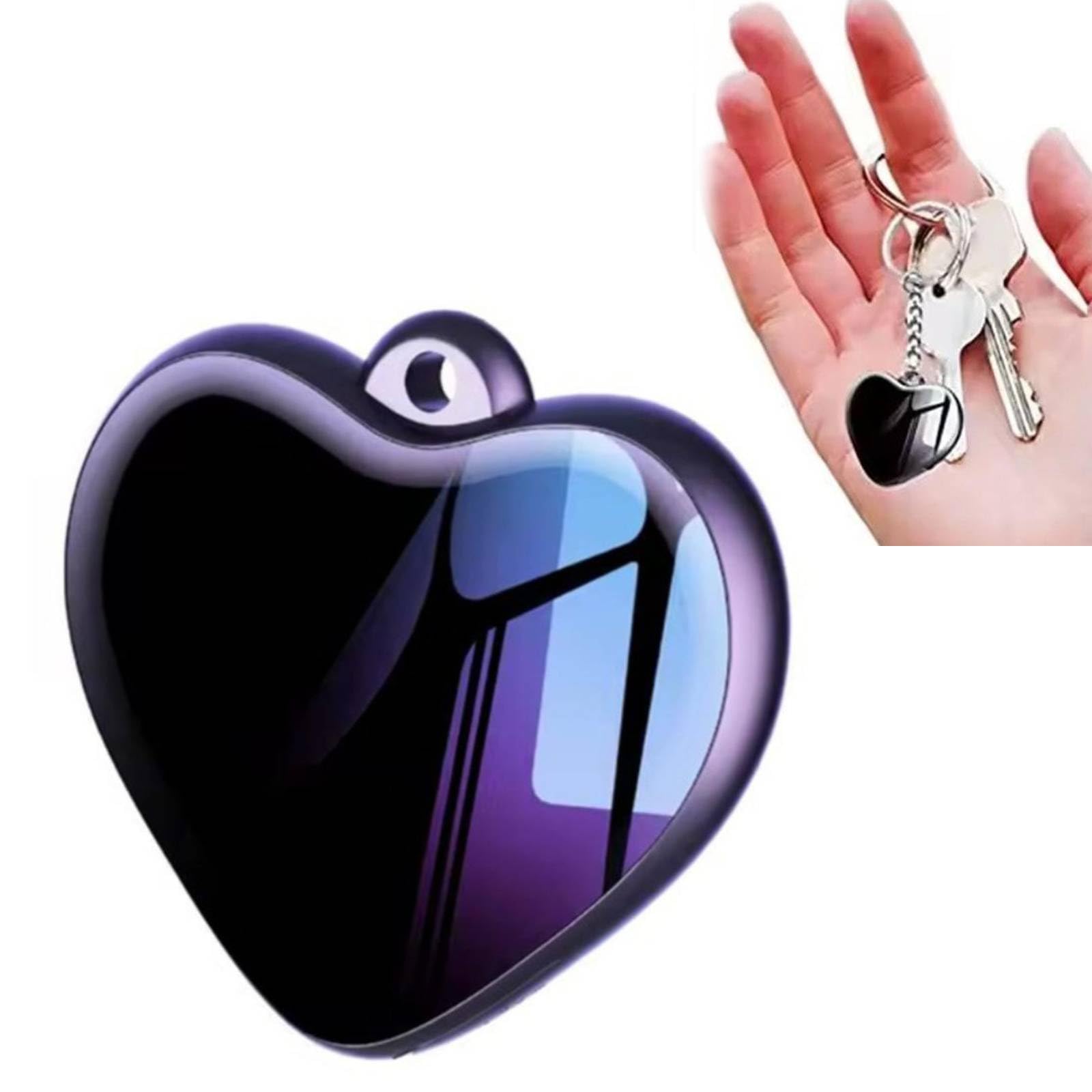 Heart Pendant Voice Recorder - 200h Storage AI-Powered Voice-to-Text Recorder with HD Noise Reduction, Voice Activation & Auto-Save for Meetings, Lectures, Interviews ๏ปฟ (32GB)