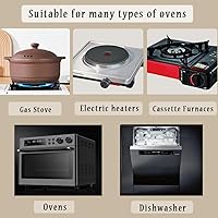 Vista 7 de Cazuela de terracota natural con tapas ollas de arcilla para cocinar, ollas de arroz de loza sin glasear (UpgradeT1-1QT)