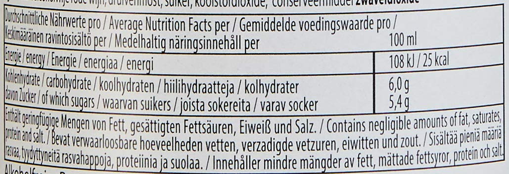 Schloss Sommerau Alkoholfreier Rotwein lieblich (6 x 0.75 l)