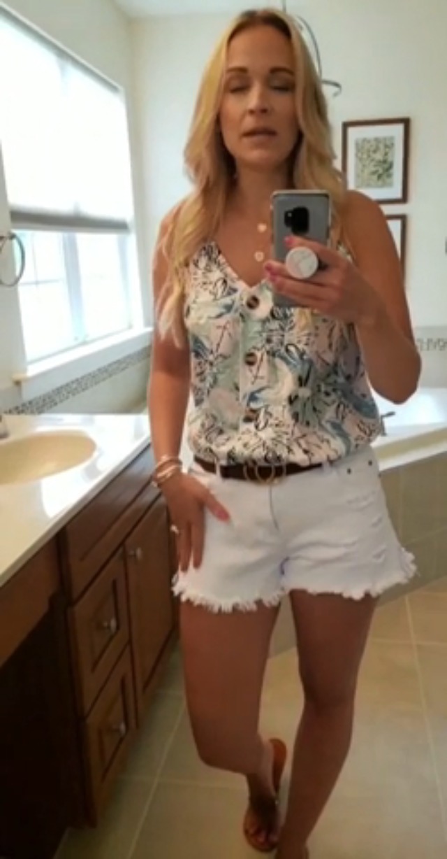 Mid Rise Ripped Hot Shorts Comfy Stretchy