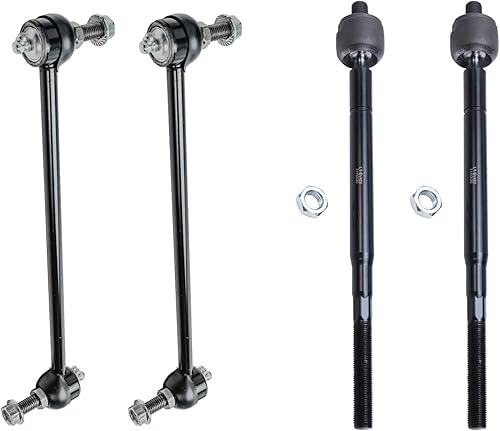 Miniatura 541 de Detroit Axle - Kit de suspensión delantera de 10 piezas para Chevy Aveo Aveo5 Pontiac G3 Wave 2 Ready Struts Assembly 2 Enlaces de barra