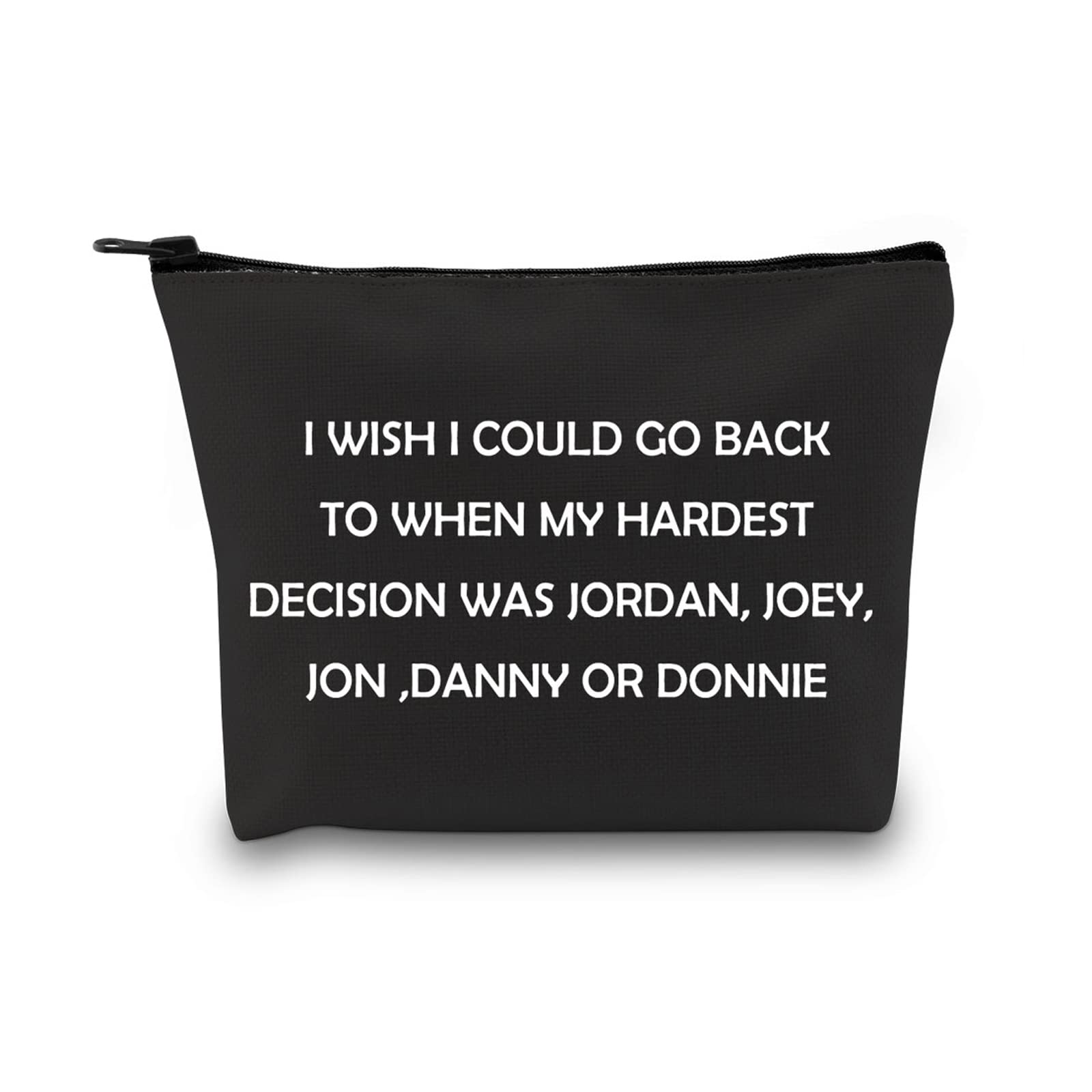 Music Group Inspired Gift Music Band Fan Gift Zipper Pouch Celebrity Gift Makeup Bag for Music Lovers(On Block Bag)